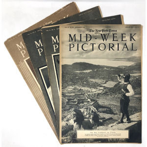 Lot of 4 Mid-Week Pictorial The New York Times 1916 Nov. Dec. Antique